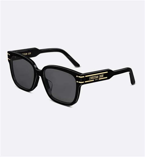 dior abstract black|DiorSignature S7F Black Square Sunglasses .